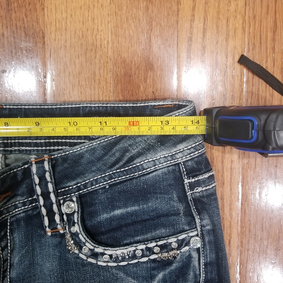 Distressed Bling Jeans size 7 - Picture 5 of 7